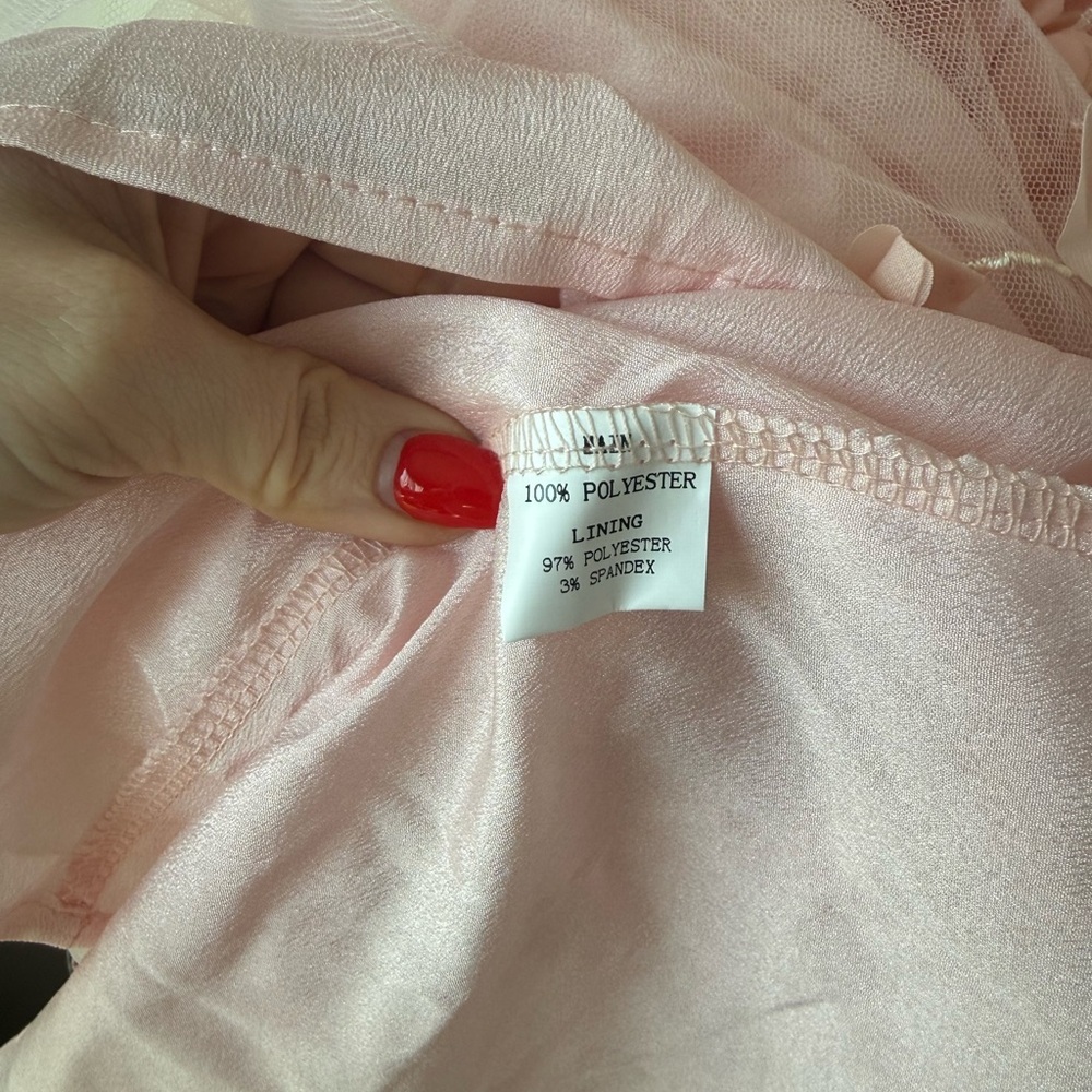 Hello Molly Enchanted Dream Blush Pink Midi Dress XL NWT - Picture 9 of 9